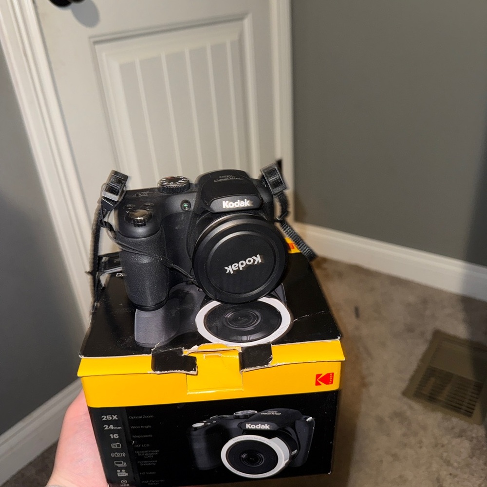 Kodak Black Digital Camera with Yellow Box